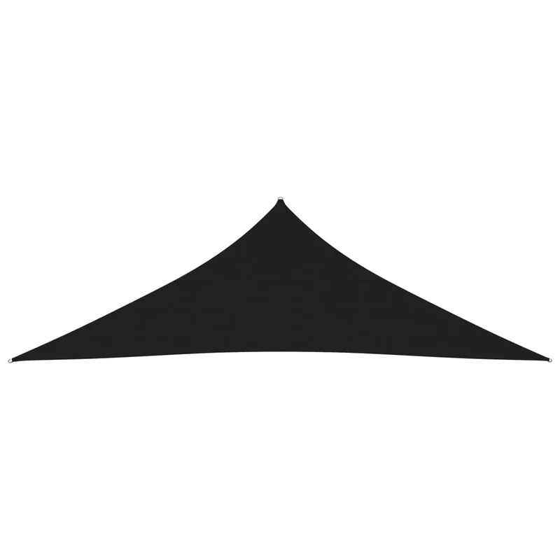 Voile toile d'ombrage parasol tissu oxford triangulaire 3 x 3 x 4,24 m noir 02_0009830