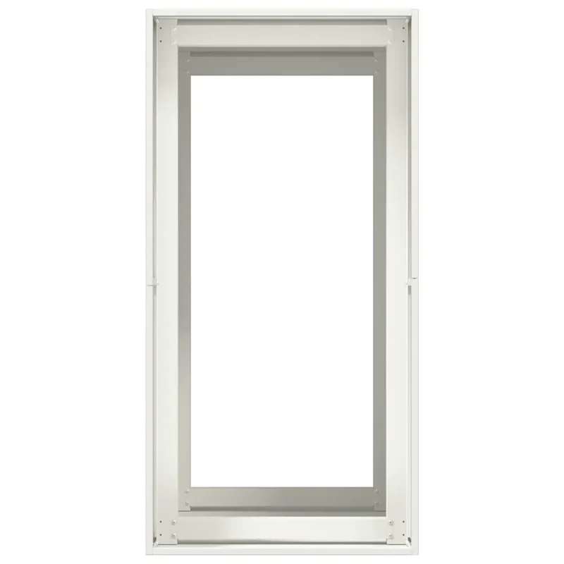 Jardinière pour extérieur 40 x 80 x 80 cm avec fond ouvert et robustesse design moderne en acier blanc 02_0051557