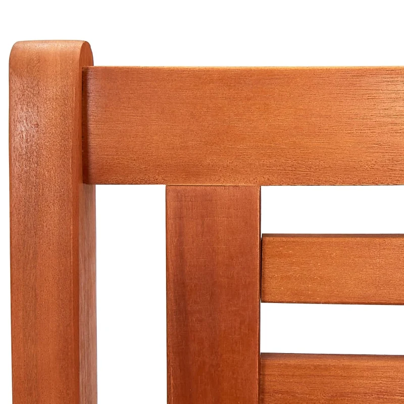Banc de jardin meuble de patio d'extérieur terrasse 3 places 150 x 60 x 89 cm bois d'eucalyptus solide 02_0011313