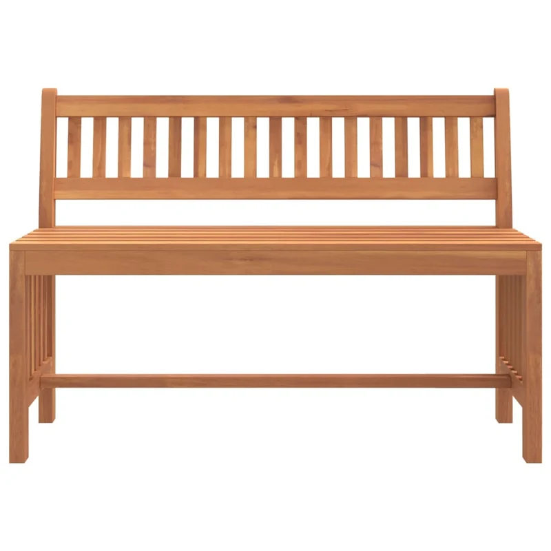 Banc de jardin meuble de patio d'extérieur terrasse 110 x 45 x 77 cm bois massif d'eucalyptus 02_0011173