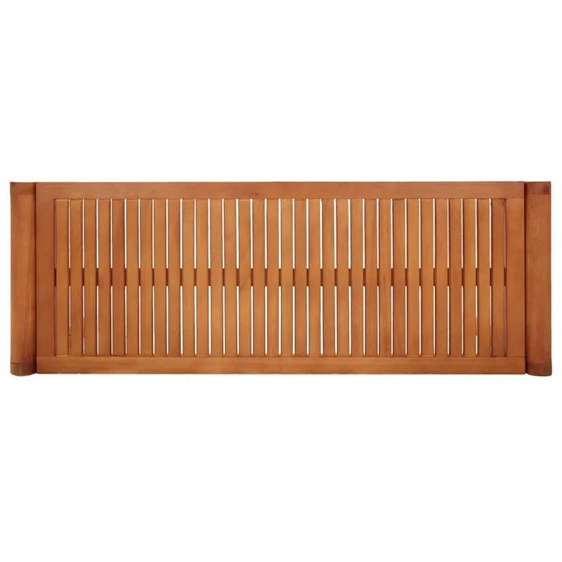 Banc de jardin meuble de patio d'extérieur terrasse 2 places 120 cm bois d'eucalyptus solide 02_0011280