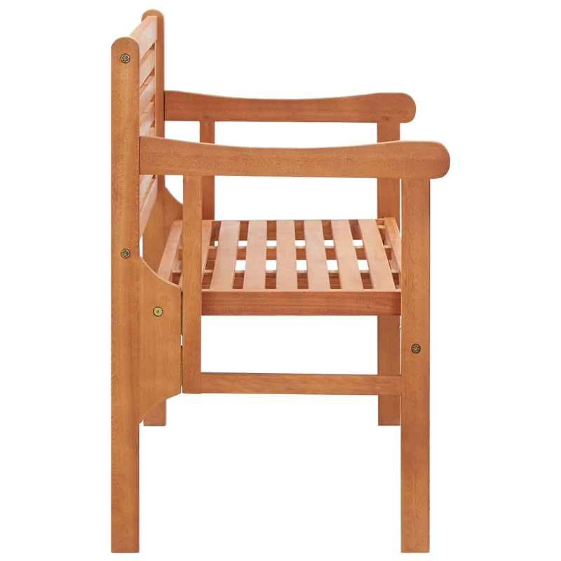 Banc de jardin meuble de patio d'extérieur terrasse pliable de jardin 120 x 53 x 81 cm bois d'eucalyptus solide 02_0011840