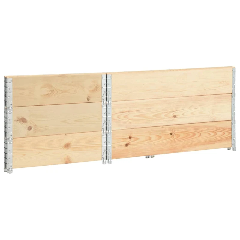 Jardinières surélevées 3 pcs 50 x 100 cm bois de pin solide 02_0000890