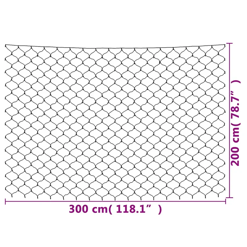 Filet lumineux blanc froid 3 x 2 m 204 LED intérieur extérieur 8 fonctions ambiance festive en PVC vert 02_0046758