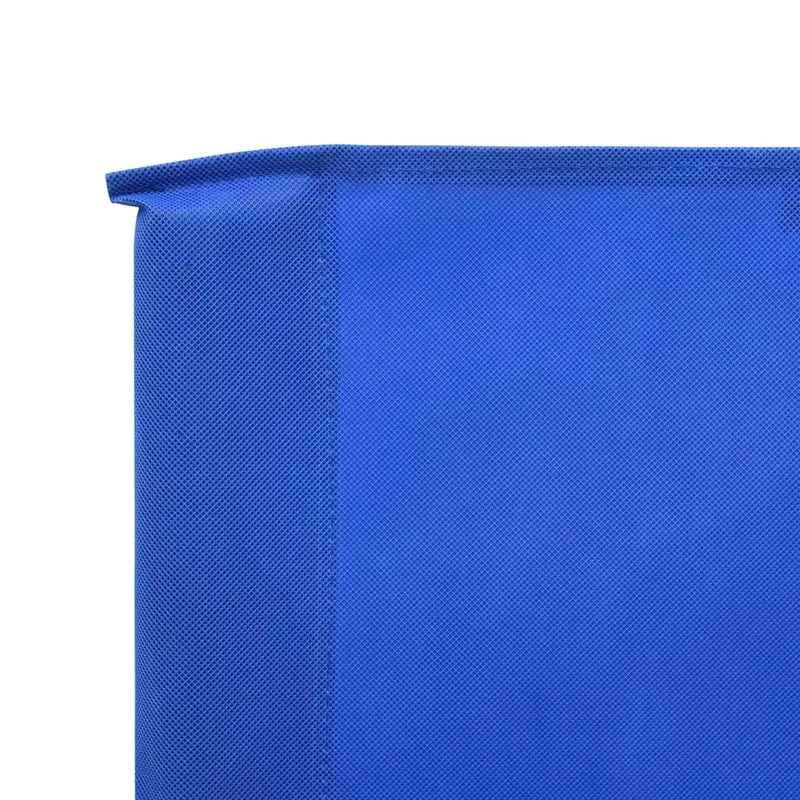 Brises-vue paravent 6 panneaux tissu 800 x 120 cm bleu azuré 02_0008838