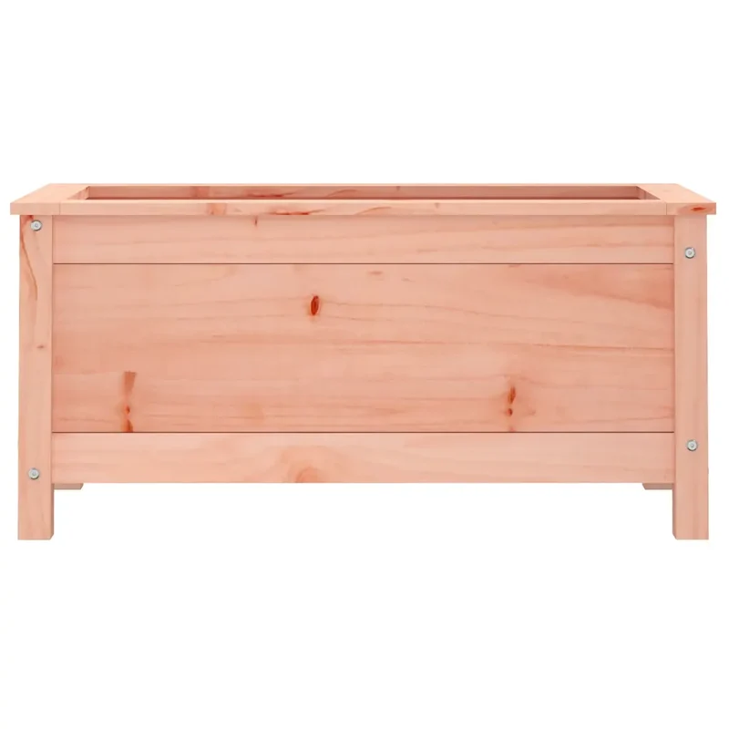 Jardinière rectangulaire décorative jardin balcon terrasse 82,5 x 40 x 39 cm en bois massif douglas 02_0048503