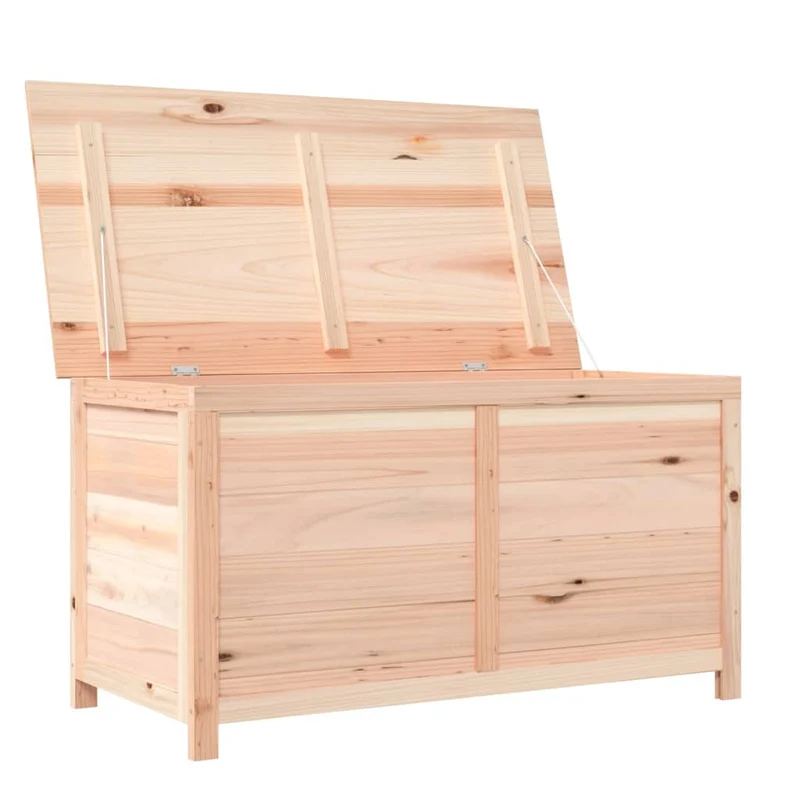 Boîte à coussins d'extérieur 100 x 50 x 56 cm bois de sapin massif 02_0013144