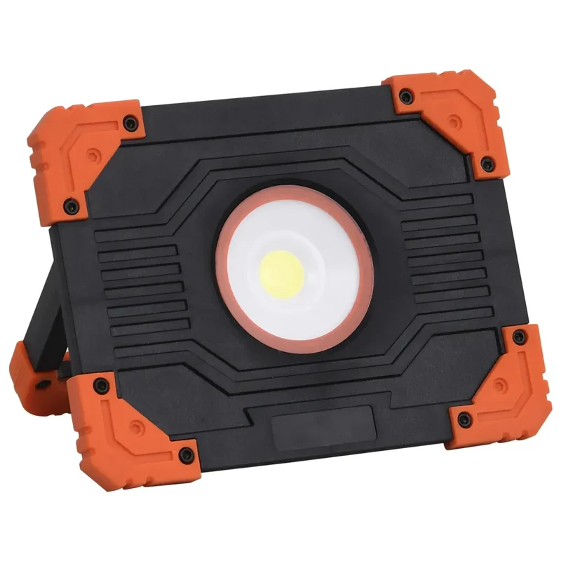 Projecteur à LED portable 16,5 x 10 x 12,5 cm illuminant 500 lumens économe en énergie en abs noir 02_0046119