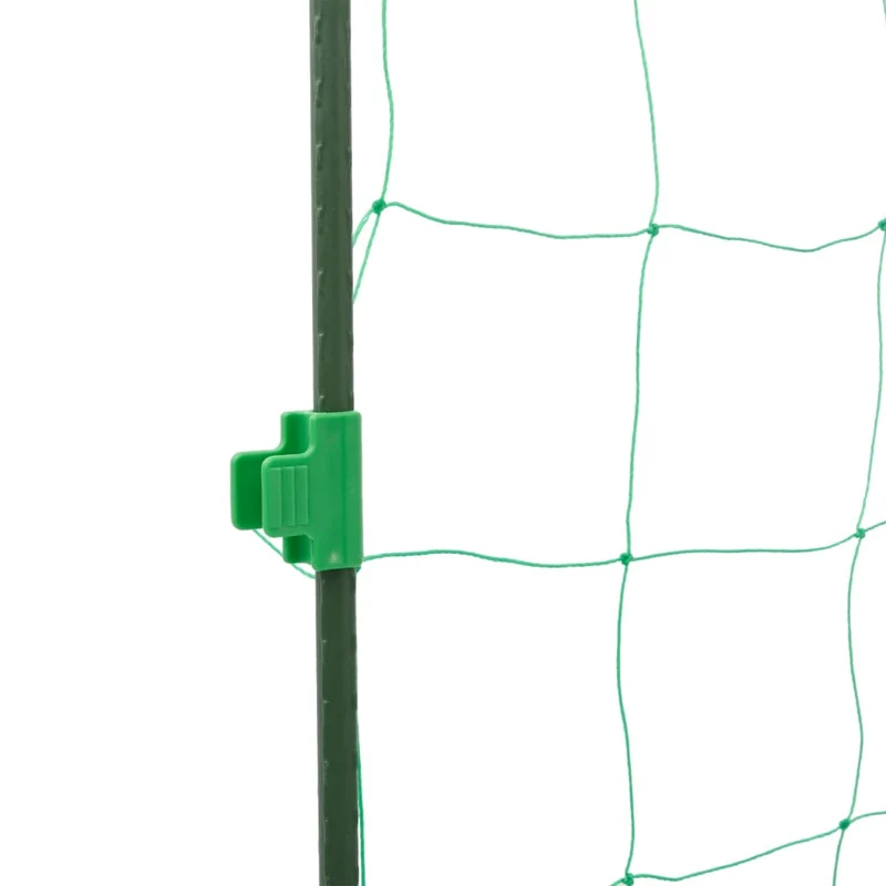 Treillis de jardin en U pour plantes grimpantes durable 181 x 31 x 182,5 cm en acier vert 02_0055609