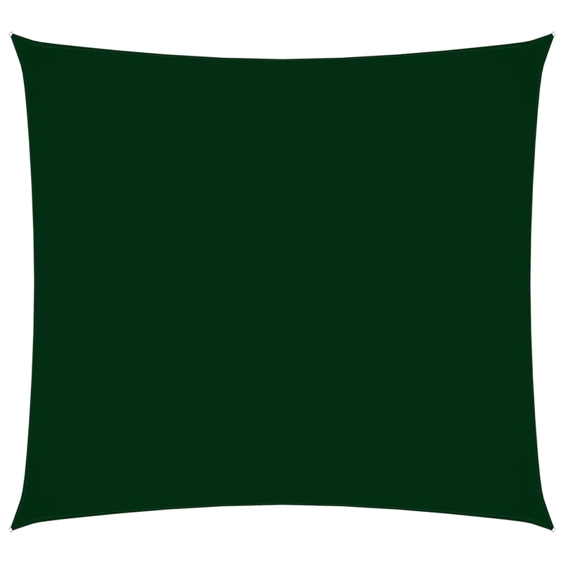 Voile toile d'ombrage parasol tissu oxford carré 6 x 6 m vert foncé 02_0009535