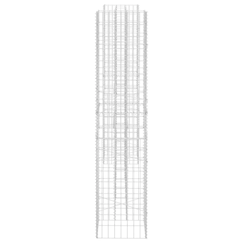 Jardinière à gabion en H 260 x 40 x 200 cm fil d' acier 02_0000868