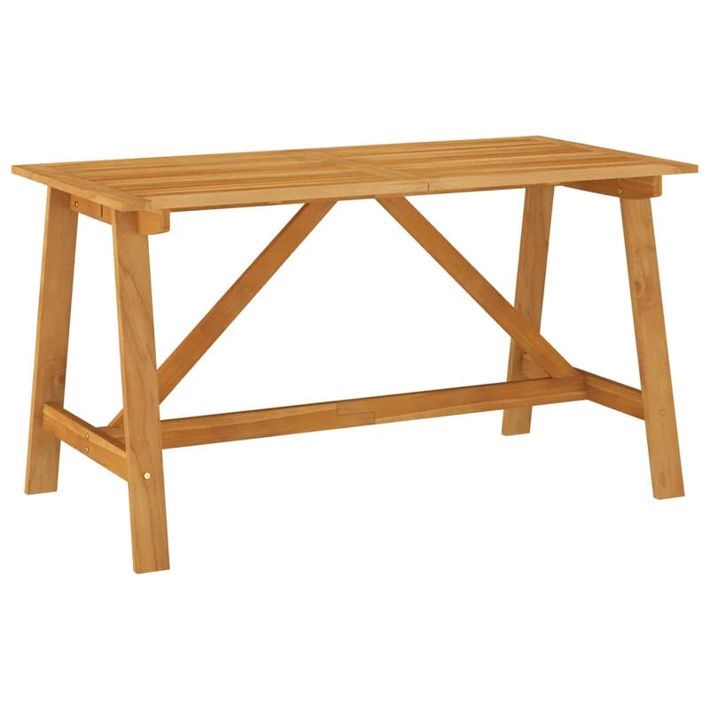 Mobilier de salle à manger de jardin 7 pièces bois d'acacia solide 02_0014597