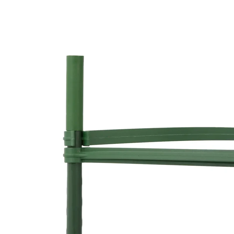 Lot de 4 cages à tomates ajustables 32 x 29 x 116 cm pour soutien plantes jardin en acier vert 02_0055592