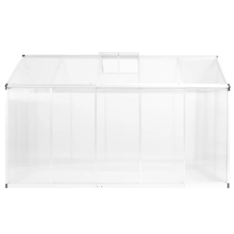 Serre tente abri plante fleur légumes aluminium 302 x 190 x 195 cm 11,19 m³ Transparent 02_0044467