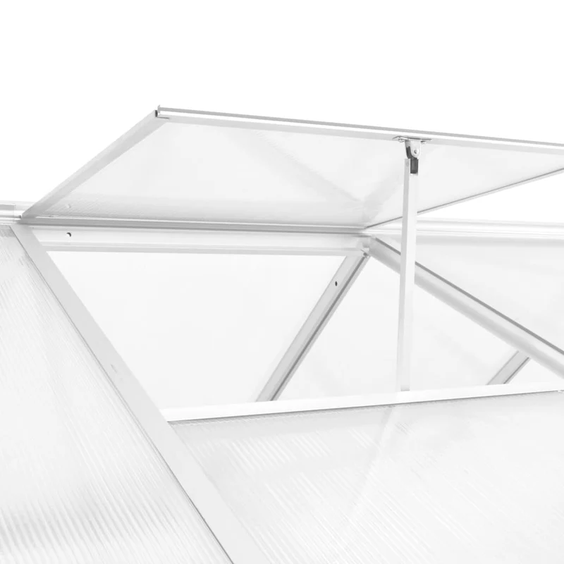 Serre tente abri plante fleur légumes aluminium 302 x 190 x 195 cm 11,19 m³ Transparent 02_0044467