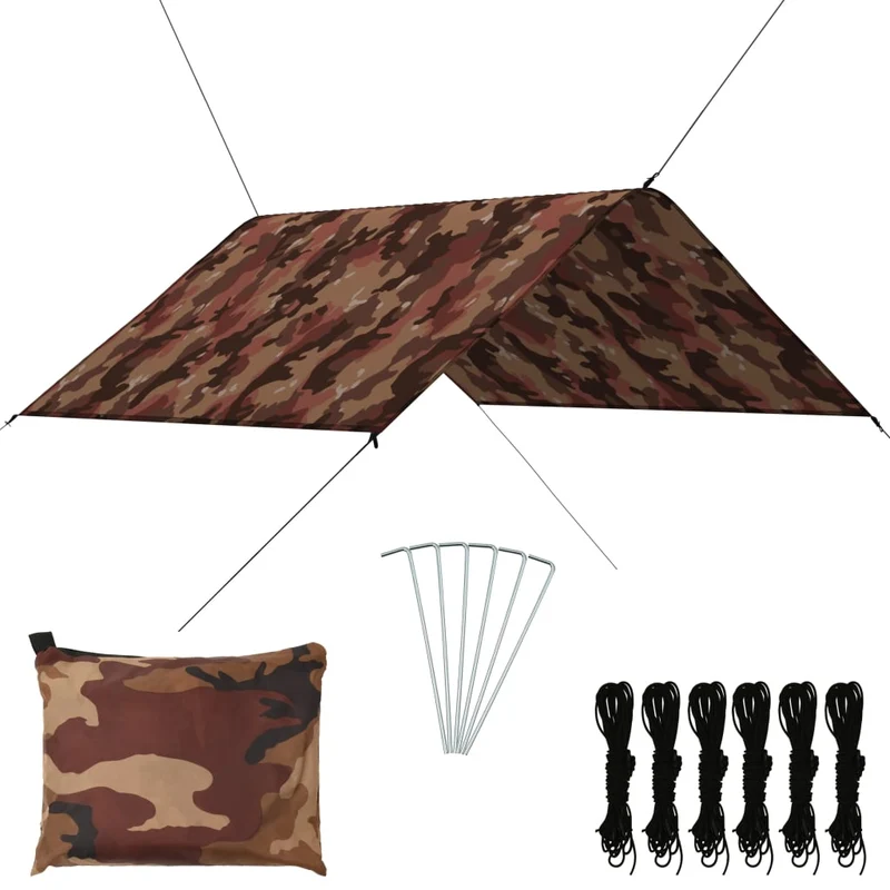 Bâche d'extérieur 3 x 2,85 m camouflage 02_0007720