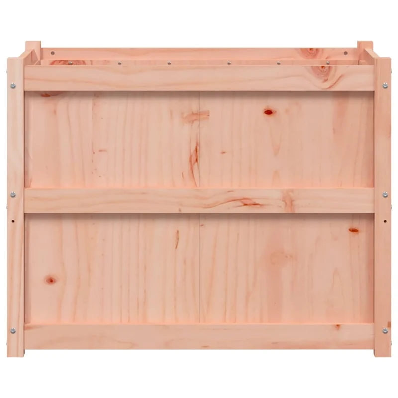 Jardinière bac lit surélevé plantes fleurs terrasse jardin 90 x 50 x 70 cm bois massif douglas marron 02_0038006
