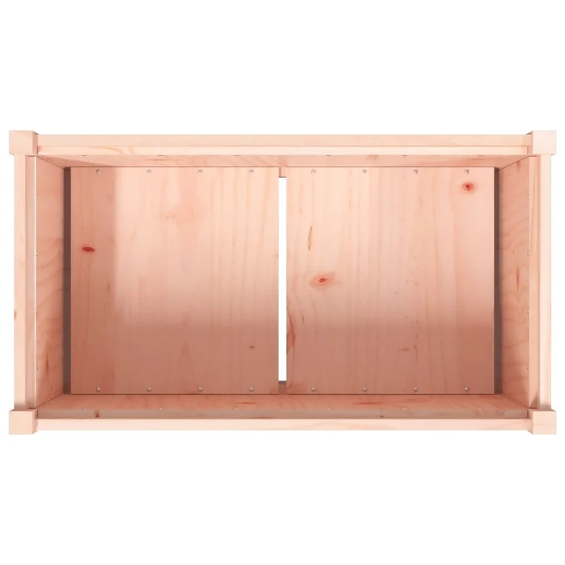 Jardinière bac lit surélevé plantes fleurs terrasse jardin 90 x 50 x 70 cm bois massif douglas marron 02_0038006