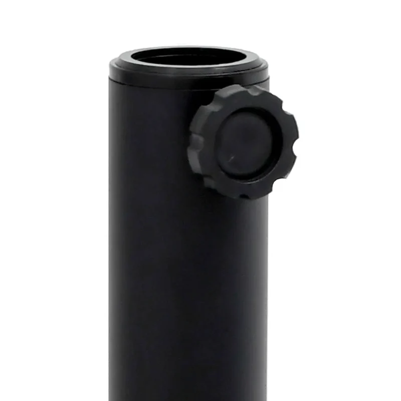 Base de parasol carré 45 x 45 x 35,5 cm avec adaptateurs 32/38/48 mm en acier noir 02_0047473