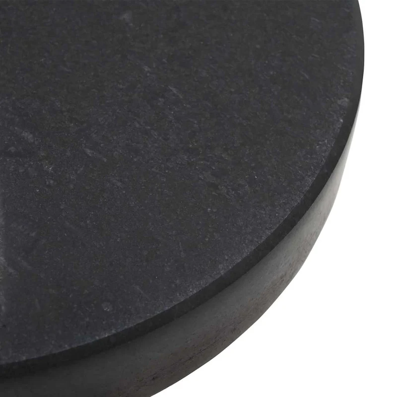 Base de parasol ronde roulable moderne jardin 45 x 45 x 45 cm en granit noir 02_0058856