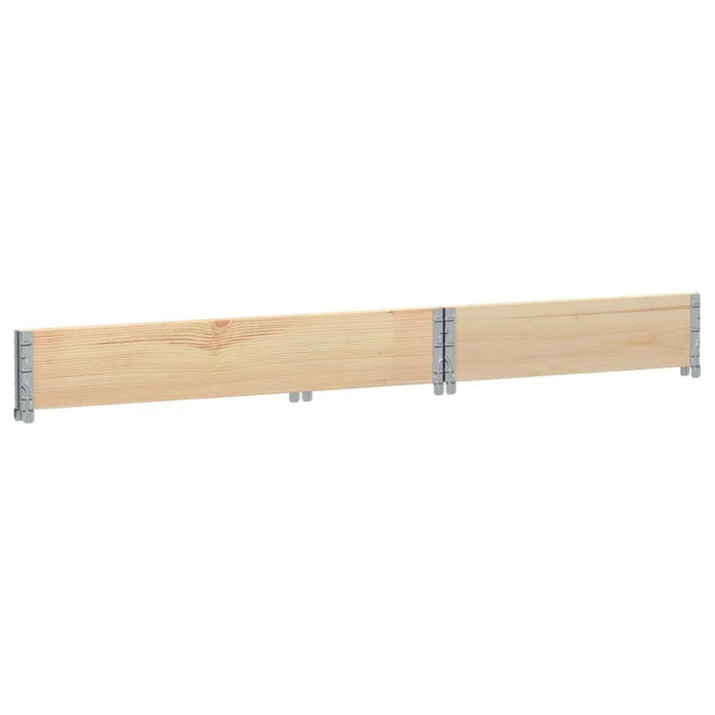 Jardinière bac lit surélevé plantes fleurs terrasse jardin 120 x 80 cm bois massif de pin marron 02_0037404