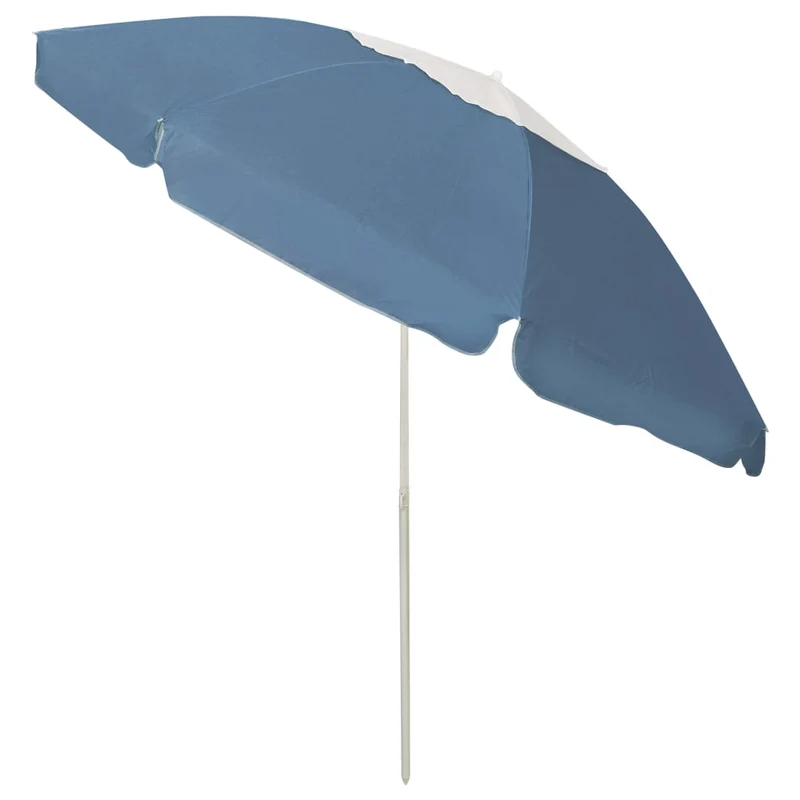 Parasol de plage bleu 240 cm 02_0008382