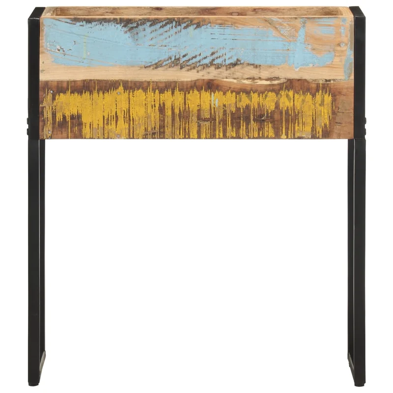 Jardinière 60 x 20 x 68 cm bois de récupération massif 02_0000806