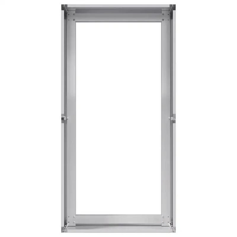Jardinière moderne pour jardin balcon 40 x 80 x 40 cm avec fond ouvert élégante en acier galvanisé 02_0051521