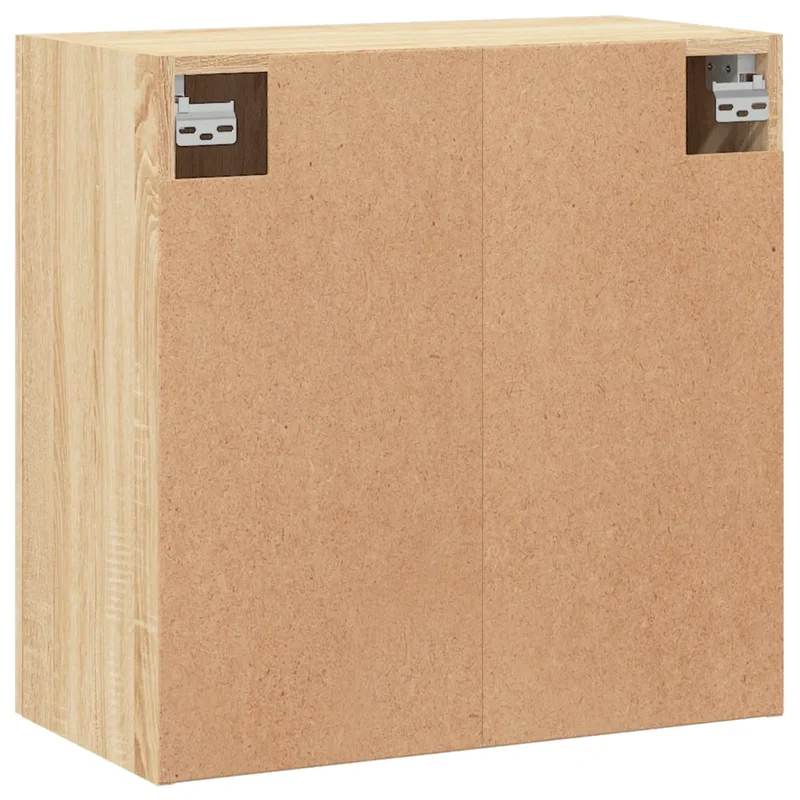 Armoire murale moderne chêne sonoma 60 x 31 x 60 cm espace de rangement pratique design épuré en bois d'ingénierie beige 02_0048810