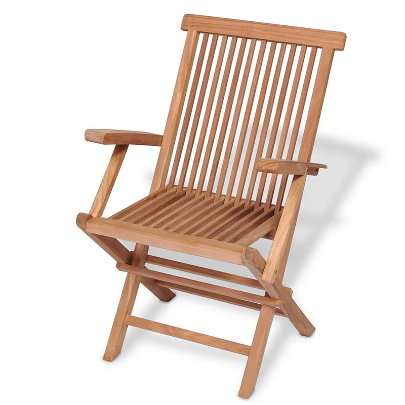 Mobilier à dîner de jardin 5 pièces bois de teck massif 02_0014770