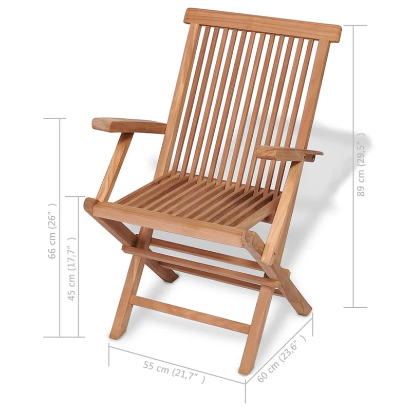 Mobilier à dîner de jardin 5 pièces bois de teck massif 02_0014770