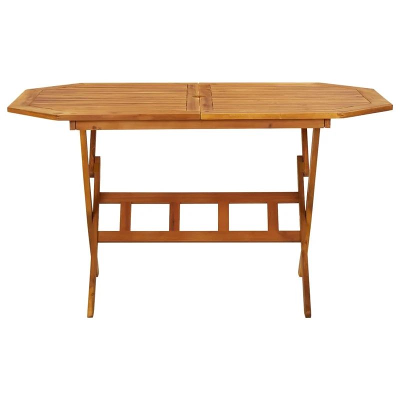 Ensemble de salle à manger de jardin meuble extérieur 7 pièces bois d'acacia massif 02_0013932