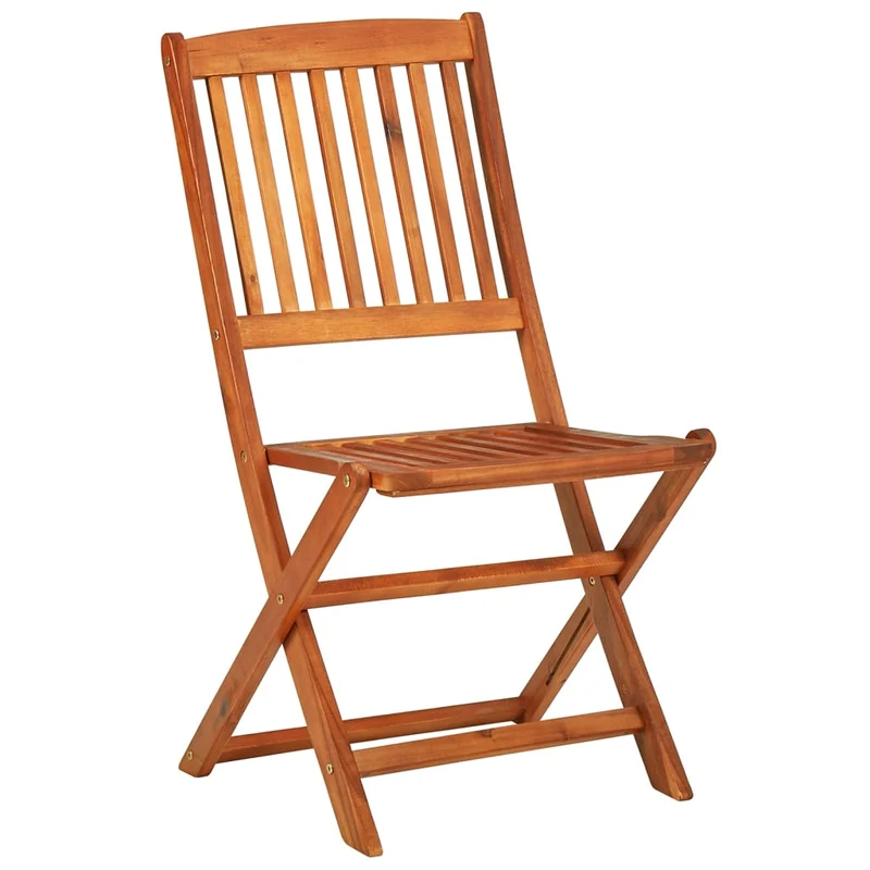 Ensemble de salle à manger de jardin meuble extérieur 7 pièces bois d'acacia massif 02_0013932