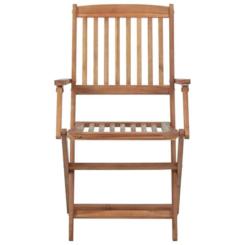 Mobilier à dîner de jardin 5 pièces bois d'acacia solide 02_0014768