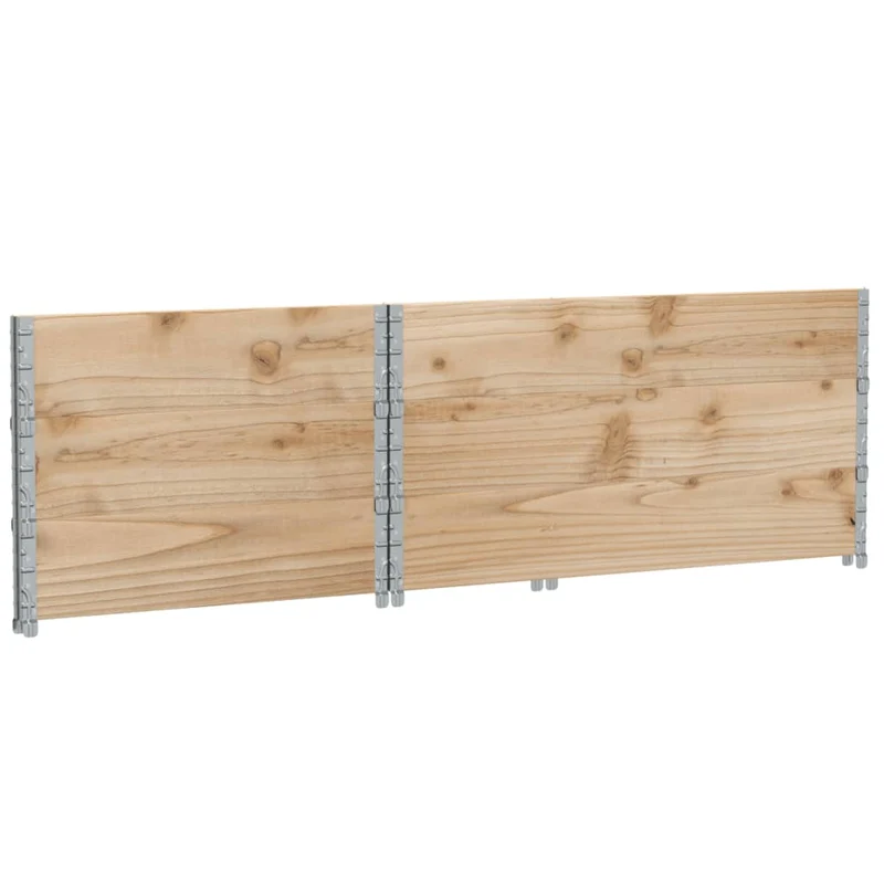 Jardinière bac lit surélevé plantes fleurs terrasse jardin 120 x 80 cm bois massif de pin marron 02_0037403
