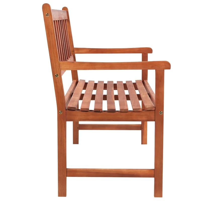 Banc de jardin meuble de patio d'extérieur terrasse avec coussin 120 cm bois d'acacia massif 02_0011391
