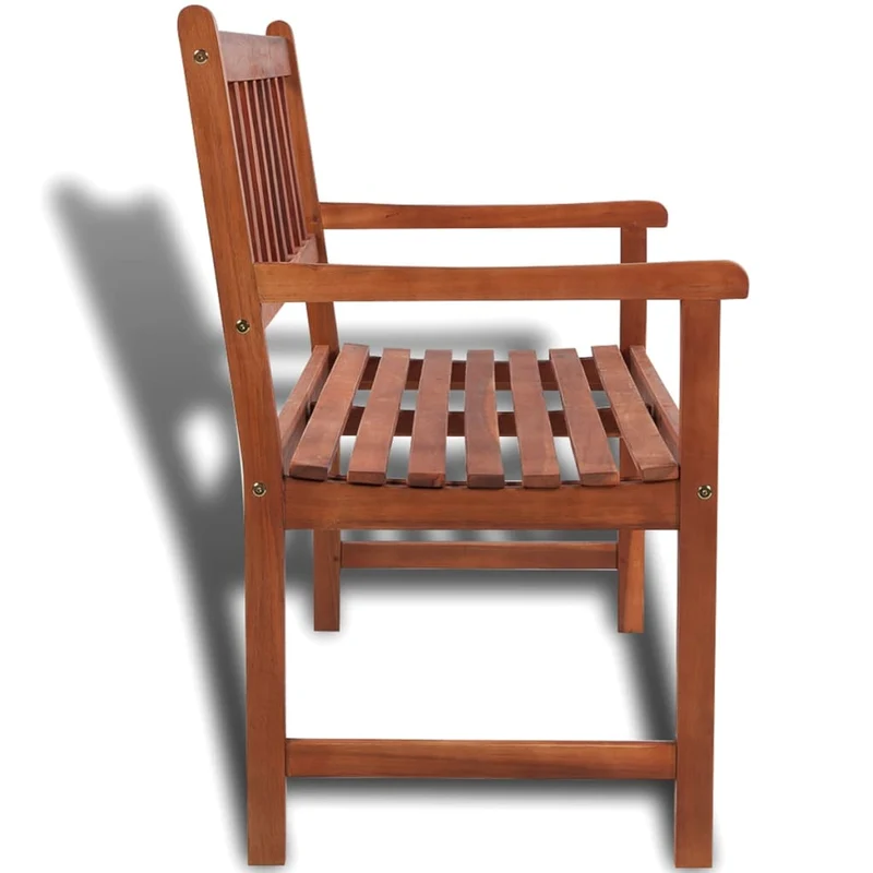 Banc de jardin meuble de patio d'extérieur terrasse 120 cm bois solide d'acacia 02_0011199