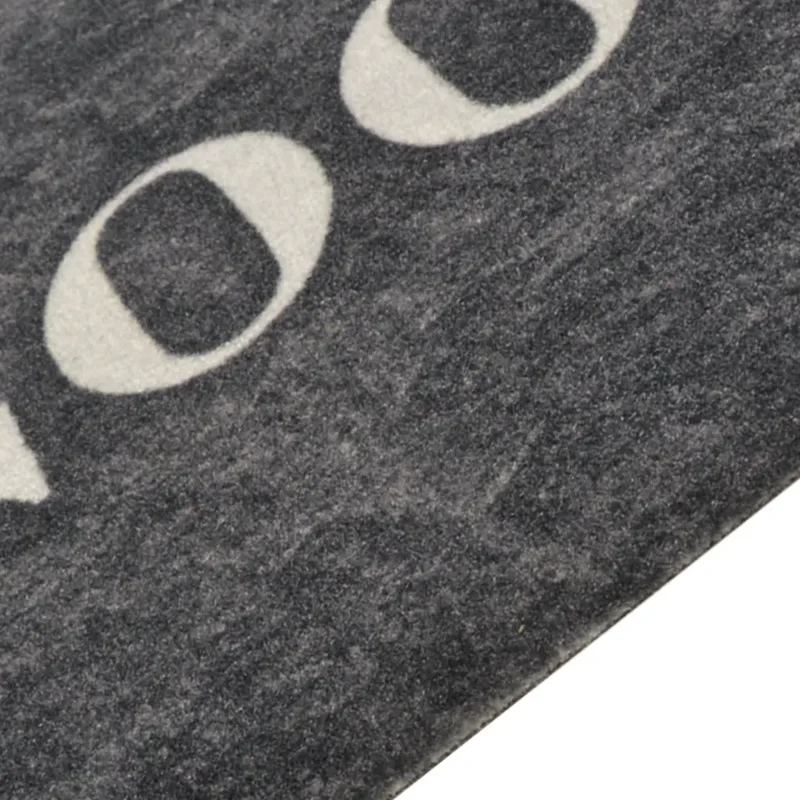 Tapis de cuisine lavable antidérapant moelleux 150 x 45 cm en velours noir 02_0046041