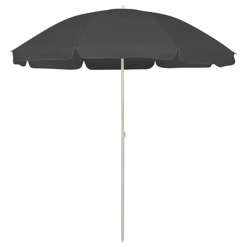 Parasol de plage 240 cm anthracite 02_0008375
