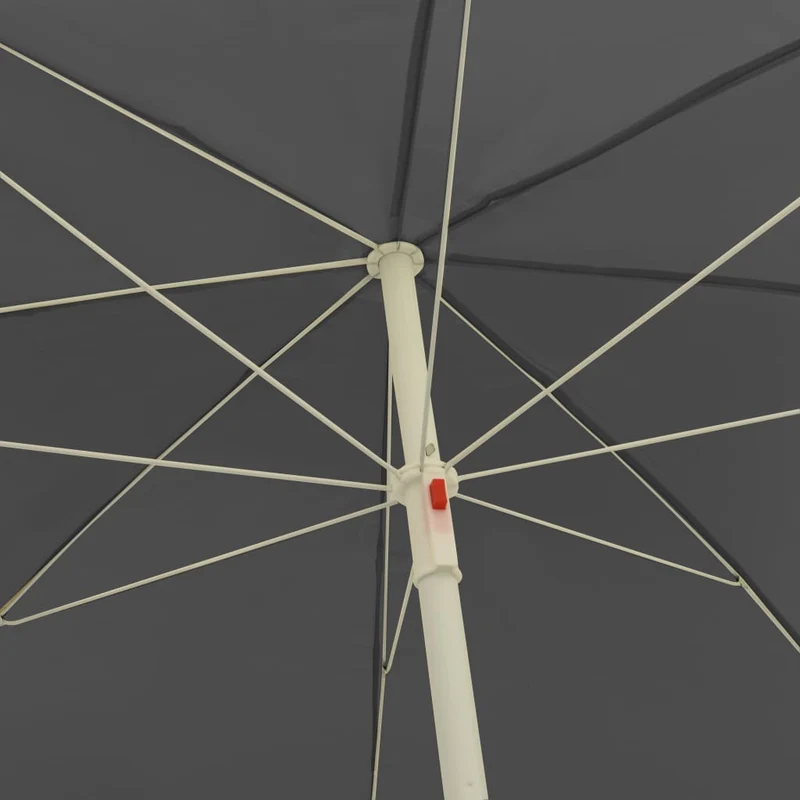 Parasol de plage 240 cm anthracite 02_0008375
