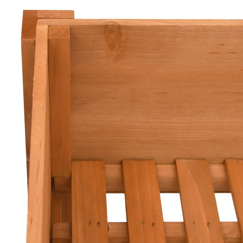 Jardinière à 2 niveaux pratique balcon cuisine 88 x 43 x 80 cm en bois de sapin naturel 02_0045933