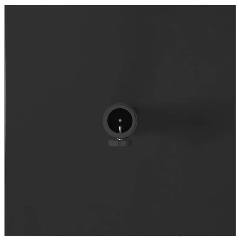 Base de parasol carrée moderne extérieure 45 x 45 x 31,5 cm en acier noir 02_0058930