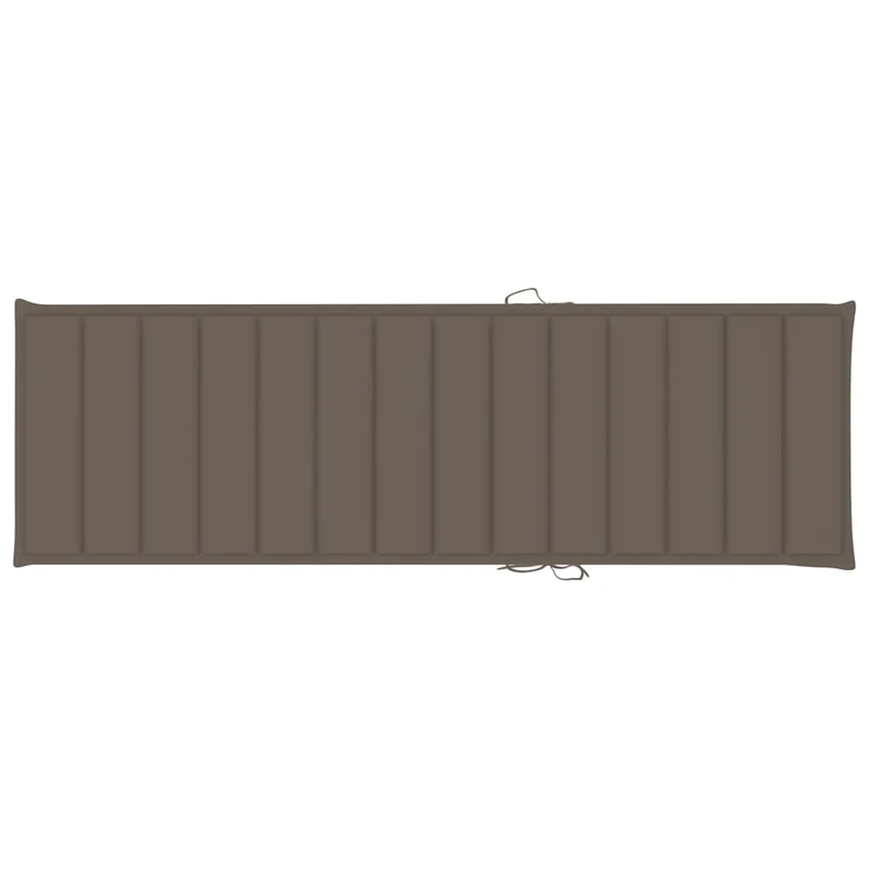 Transat chaise longue bain de soleil lit de jardin terrasse meuble d'extérieur avec coussin bois d'acacia solide 02_0012378