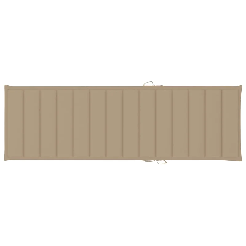 Transat chaise longue bain de soleil lit de jardin terrasse meuble d'extérieur 200 cm avec coussin bois d'acacia solide 02_0012410