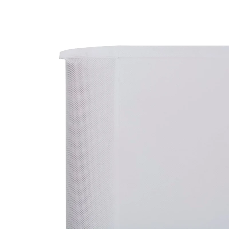 Brises-vue paravent 9 panneaux tissu 1200 x 120 cm blanc sable 02_0008855