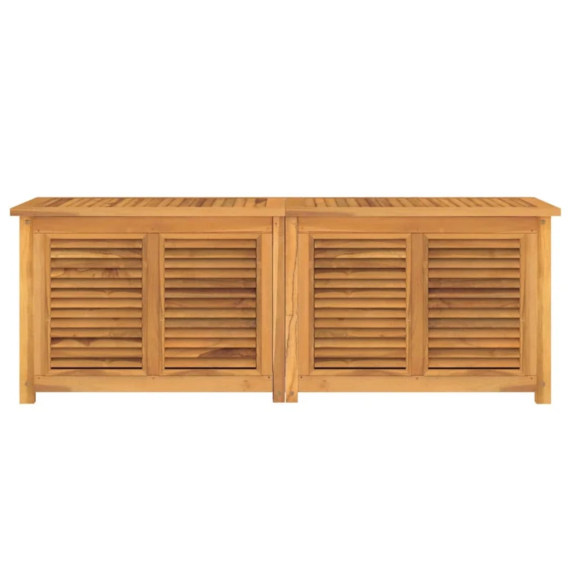 Boîte de rangement jardin et sac 150 x 50 x 53 cm bois massif teck 02_0013131