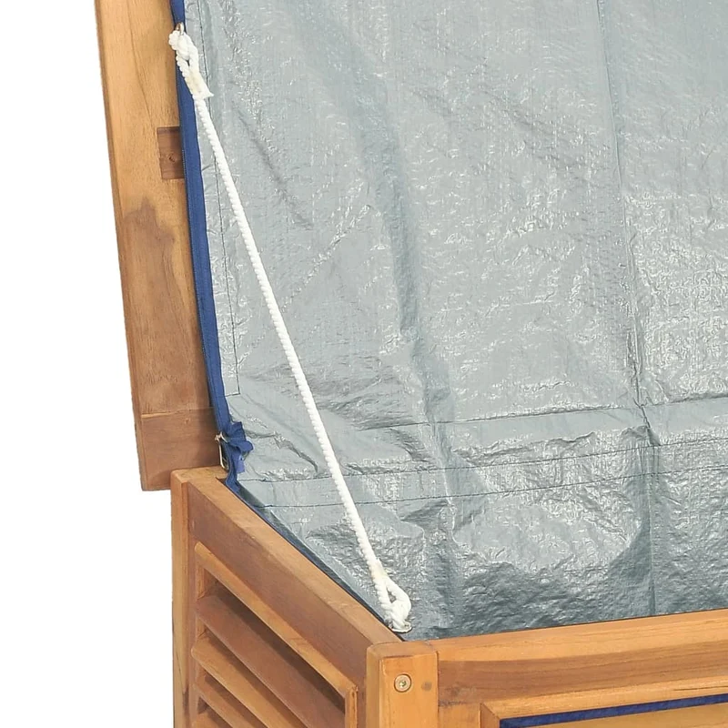 Boîte de rangement jardin et sac 150 x 50 x 53 cm bois massif teck 02_0013131