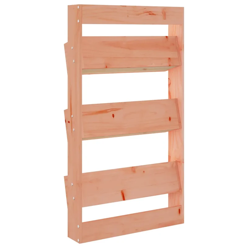 Jardinière murale en bois de douglas massif 60 x 18,5 x 110 cm design vertical ergonomique jardin moderne 02_0048494
