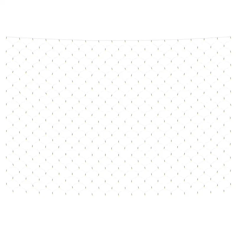 Filet lumineux LED blanc chaud intérieur extérieur 4 x 4 m 544 lumières ambiance festive en PVC vert 02_0046765