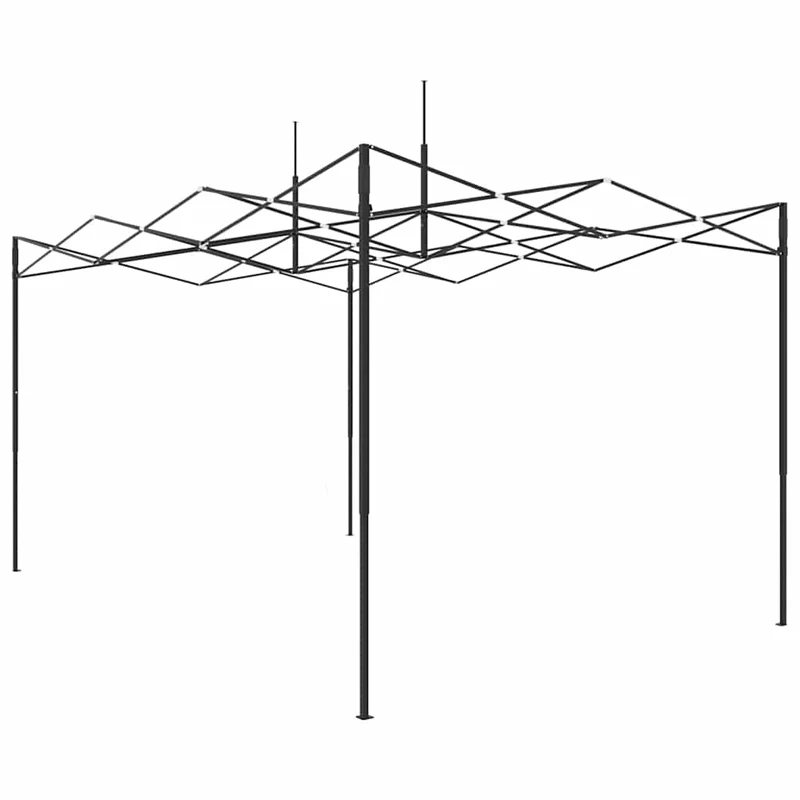 Serre de jardin rectangulaire pliable design moderne 290 x 430 x 315 cm en fer vert 02_0058861